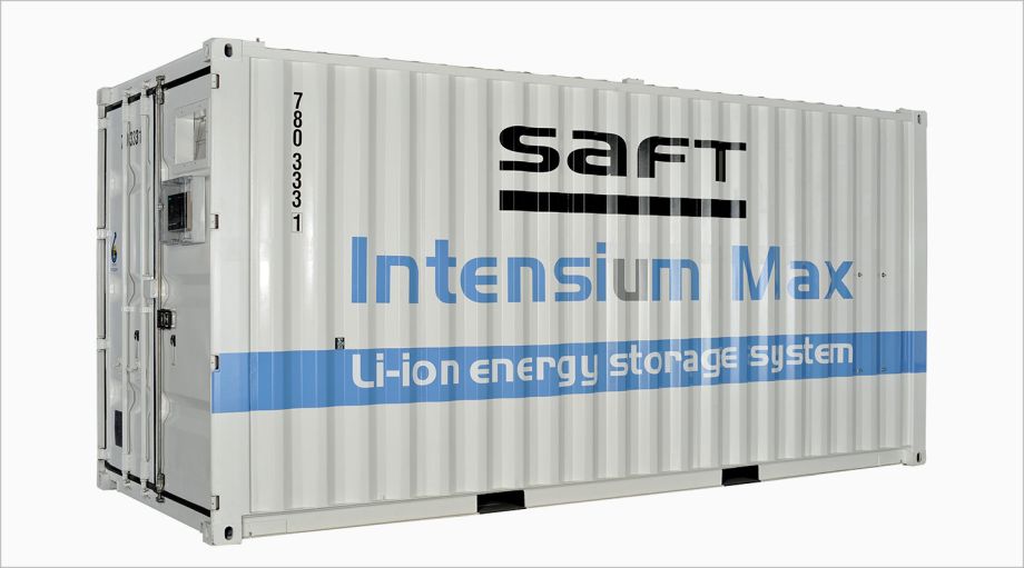 Projet IBIS - Système de stockage d'énergie Li-ion Intensium Max de SAFT